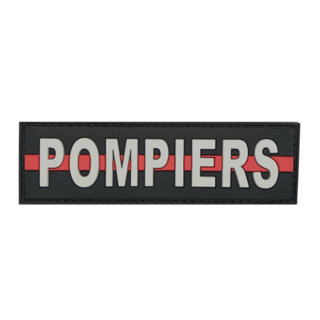 Badge POMPIERS "Thin Red Line"