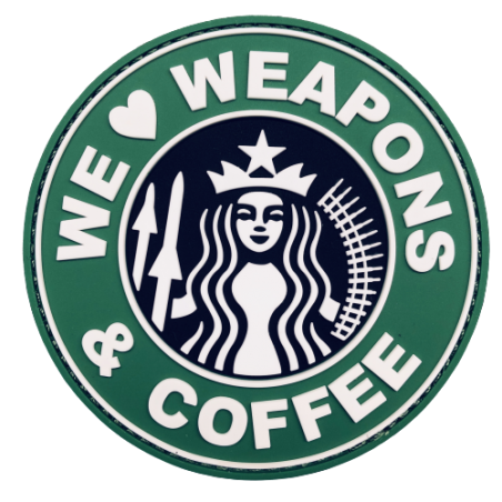 Abzeichen WEAPONS & COFFEE