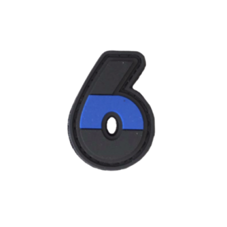 Badge 6 "Thin Blue Line"