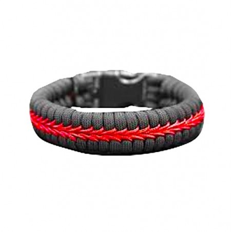 Armband in V "Thin Red Line"