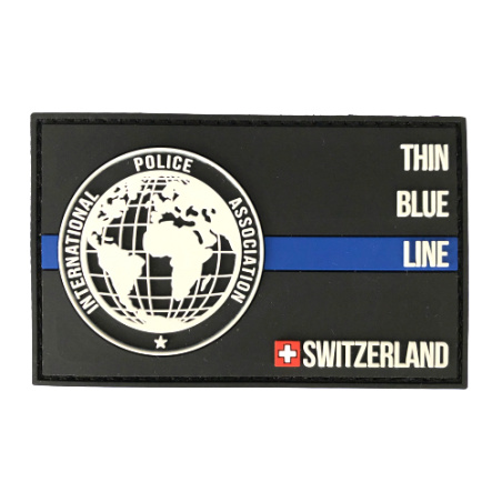 Abzeichen IPA - Thin Blue Line Switzerland