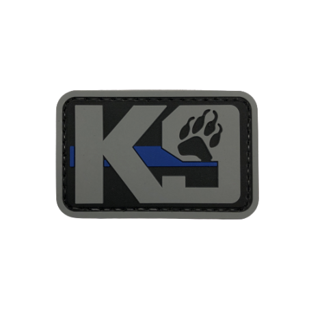 Badge K9 "Thin Blue Line"