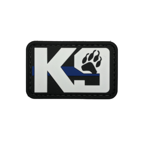 Badge K9 "Thin Blue Line"