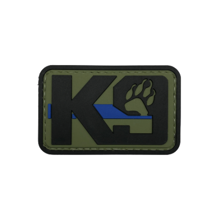 Badge K9 "Thin Blue Line"