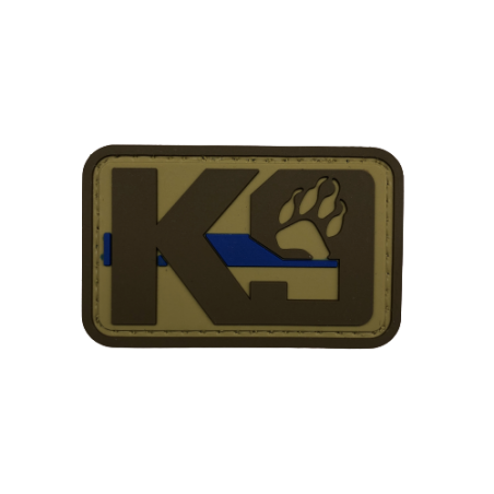 Badge K9 "Thin Blue Line"