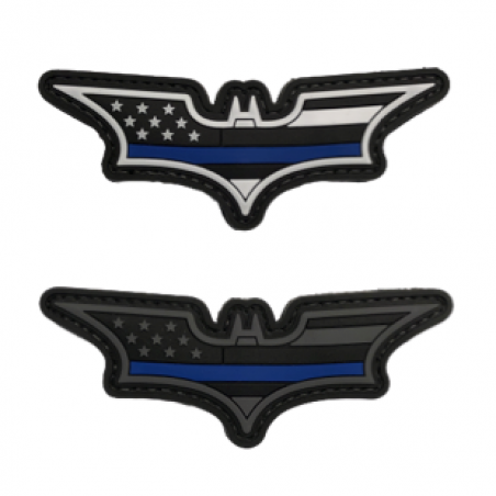 Badge Batman "Thin Blue Line USA"