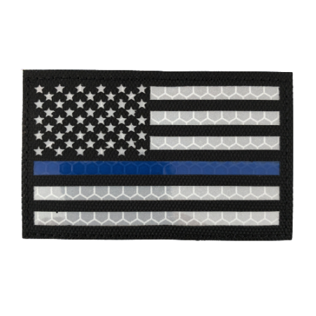 Badge IR "Thin Blue Line USA"