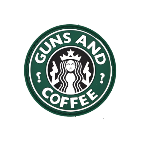 Abzeichen GUNS & COFFEE