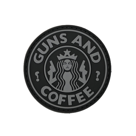 Abzeichen GUNS & COFFEE