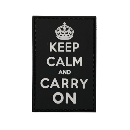 Abzeichen KEEP CALM & CARRY ON