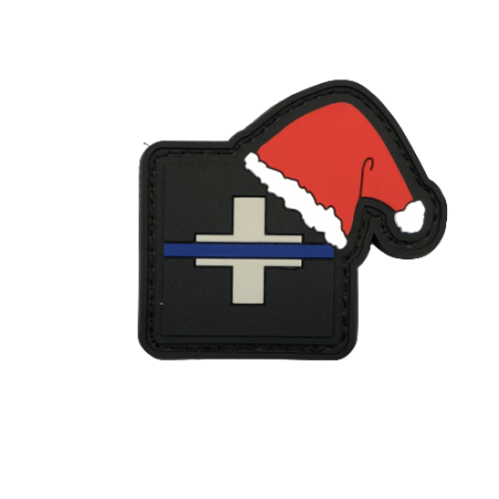 Originalabzeichen Weihnachten "Thin Blue Line Switzerland"