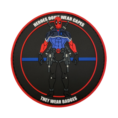 Abzeichen DEADPOOL "Thin Blue Line"