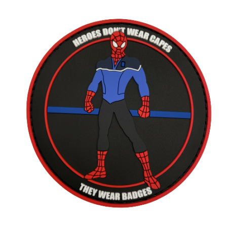 Abzeichen SPIDERMAN "Thin Blue Line"