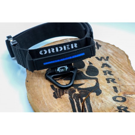 K9 Taktisches Halsband "Thin Blue Line" by Oenk9 - 2.0