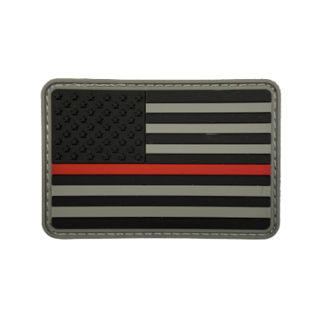 Badge "Thin Red Line USA"