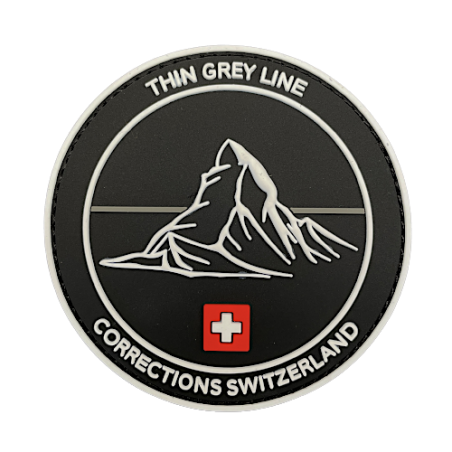 Abzeichen Matterhorn "Thin Grey Line Switzerland"