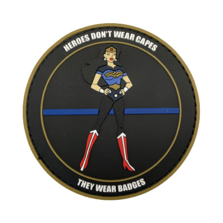 Badge WONDER WOMAN "Thin Blue Line"