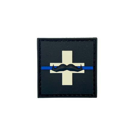 Abzeichen MOVEMBER "Thin Blue Line Switzerland"