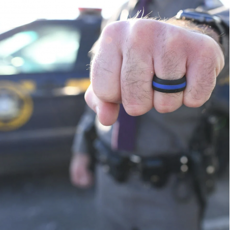 Ring "Thin Blue Line"