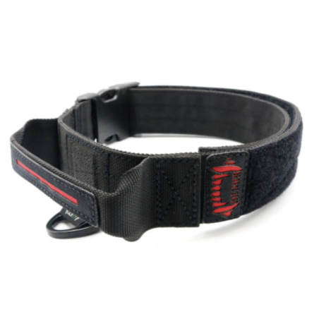 K9 Taktisches Halsband "Thin Red Line" by Oenk9