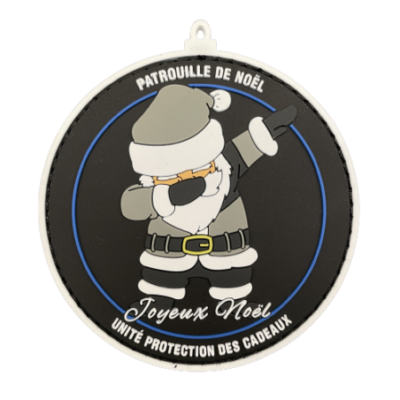 Badge PATROUILLE DE NOËL 3.0 - Gris