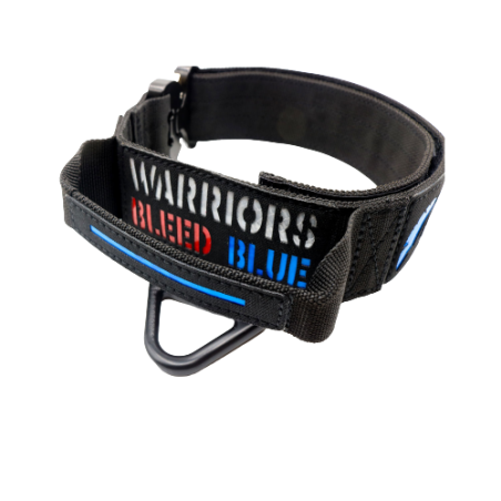 K9 Taktisches Halsband "Thin Blue Line" by Oenk9 - 3.0