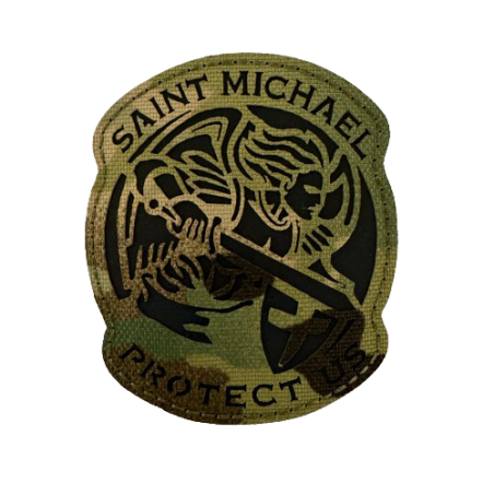 Badge St-Michael Protect Us - IR