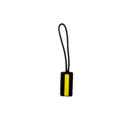 Zip tag "Thin Yellow Line" - 3x