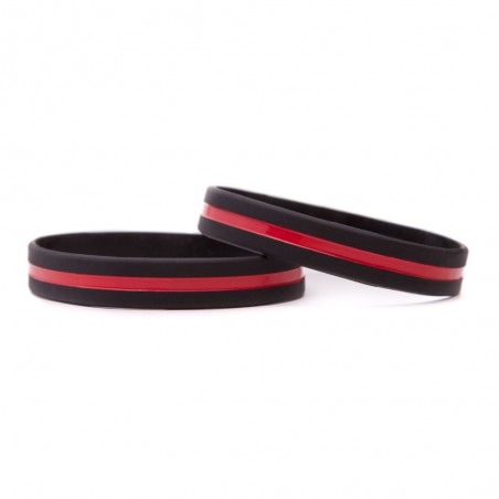 Silikonarmband "Thin Red Line"