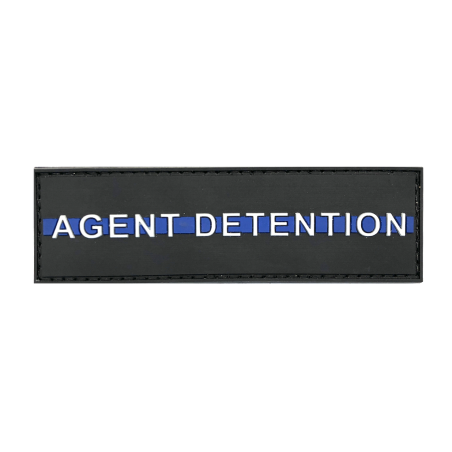 Abzeichen AGENT DETENTION "Thin Blue Line"