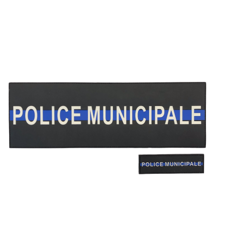 Packung POLICE MUNICIPALE "Thin Blue Line"