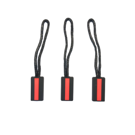 Zip tag "Thin Red Line" - 3x