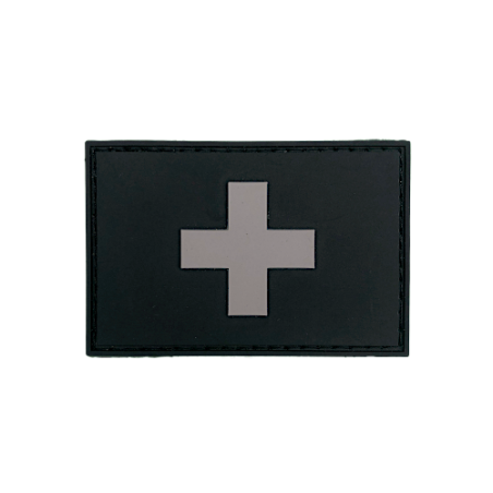 Badge rectangle SUISSE - Black