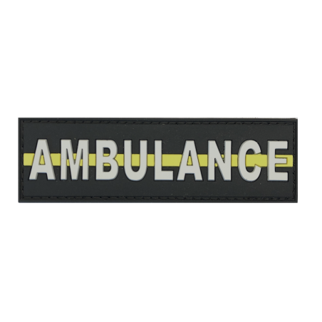 Badge AMBULANCE "Thin Yellow Line"