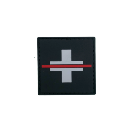Badge original "Thin Red Line Switzerland"