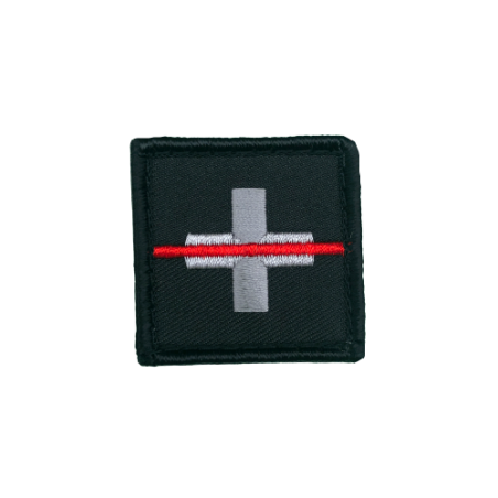 Badge original brodé "Thin Red Line Switzerland"