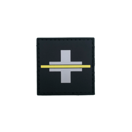 Badge original "Thin Yellow Line Switzerland"